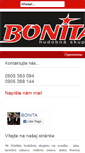 Mobile Screenshot of bonita-music.sk